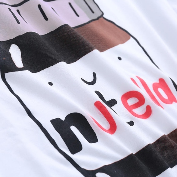 🍴 Nutella Crop Top Tee - Picture 5 of 7